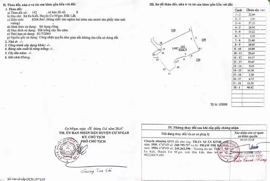 HOT HOT – CHÍNH CHỦ CẦN BÁN NHANH LÔ ĐẤT VỊ TRÍ  ĐẸP TẠI EAKIET CƯ M'GAR Đăk Lăk