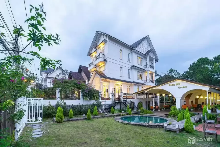 Cho thuê villa sân vườn đường Ngô Tất Tố phường 8 Đà Lạt giá 45 triệu