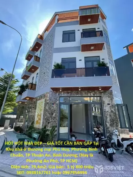 HÓT HÓT NHÀ ĐẸP – GIÁ TỐT CẦN BÁN GẤP Tại Phường Bình Chuẩn, TP Thuận An, Bình Dương