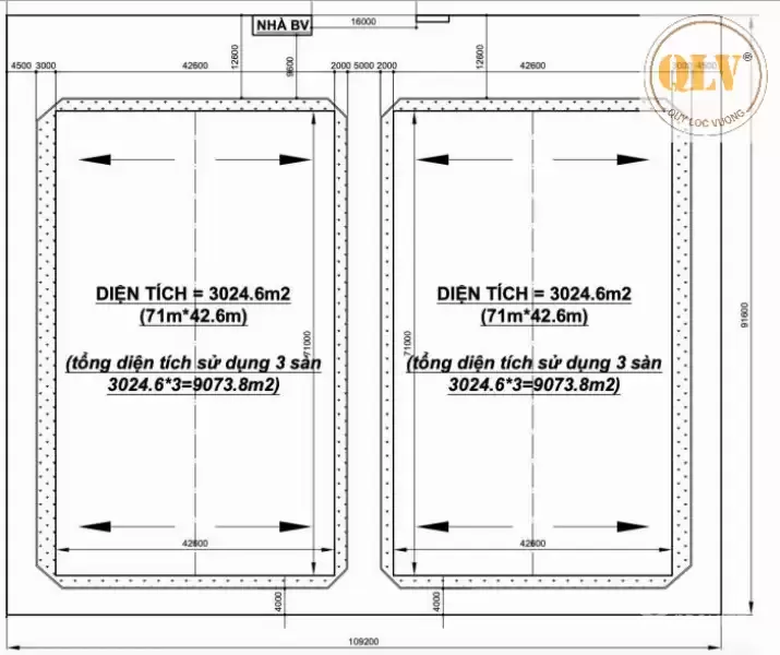 Cho thuê nhà xưởng 3 tầng KCN Nhơn Trạch, Đồng Nai 18.144m²