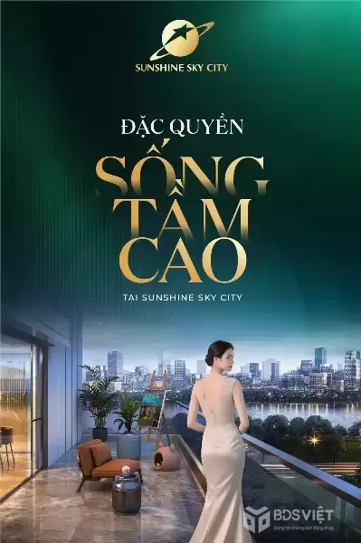 Chiết khấu 1% khi booking sớm V8 tại Sunshine Sky City với giá từ 98 triệu/m2 chưa VAT, KPBT