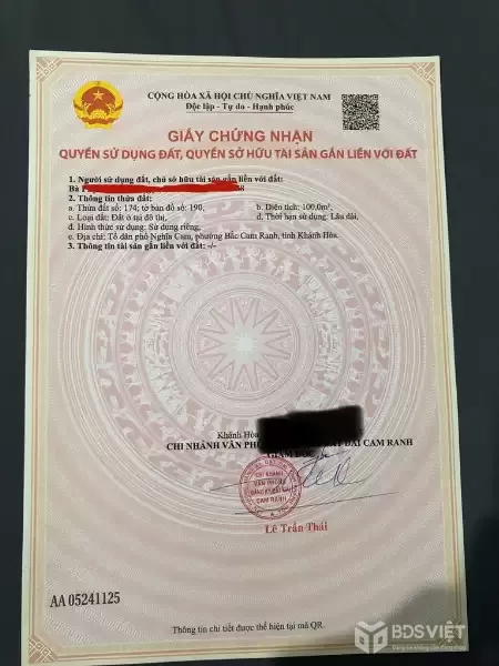 Đất Đẹp – Giá Tốt – Bán Đất Phân Lô Nhà Nước Sát Biển Vịnh Cam Ranh, Gần Sân Bay Cam Ranh,Khánh Hòa