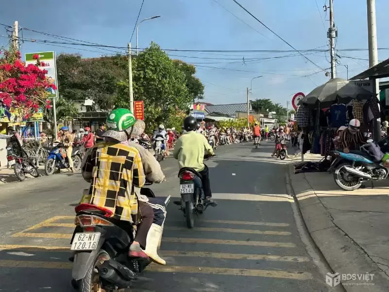 Bán đất mặt tiền Cao Thị Mai, xã Bình Trinh Đông , Tân Trụ dt 195,5m2 full thổ giá 1,468 tỷ