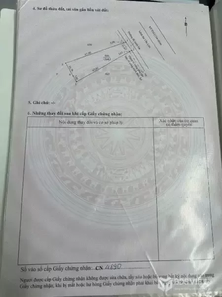 Bán đất vườn xã Bình Đức dt 1264m2 giá 1,45 tỷ