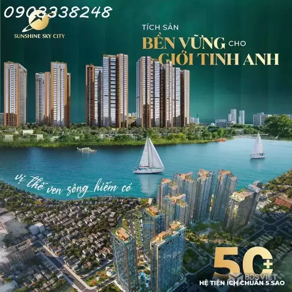 Sunshine Sky City tòa V8, V9 nhận giữ chỗ sớm chiết khấu 1% giá từ 98 triệu/m2