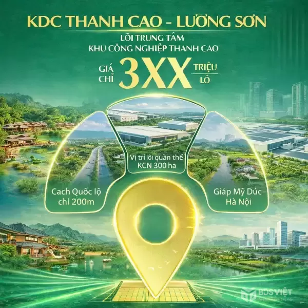 ĐẤT LƯƠNG SƠN SÁT HÀ NỘI 400m – HƠN 300 TRIỆU CÓ NGAY ĐẤT SỔ ĐỎ