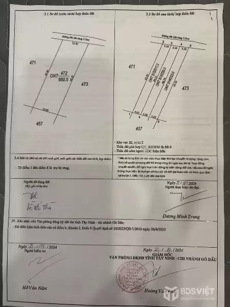 Cần bán đất Gò Dầu, Tây Ninh giá 2.75 tỷ