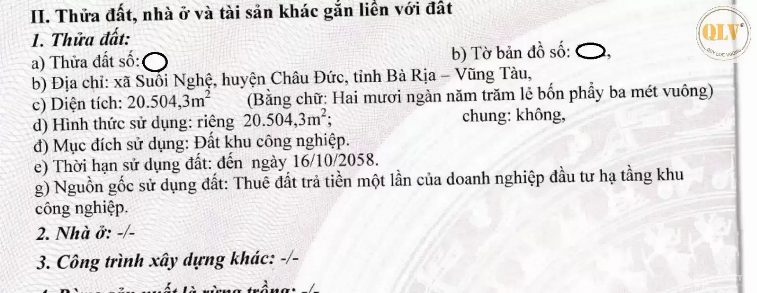 Bán nhà xưởng KCN Châu Đức, Bà Rịa, Vũng Tàu 11.026m²