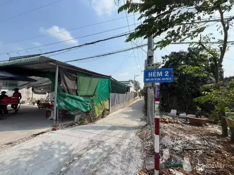 Bán đất thổ cư hẻm số 2 đường Trần Thế Sinh, thị trấn Bến Lức dt 179m2 giá chốt 1,39 tỷ