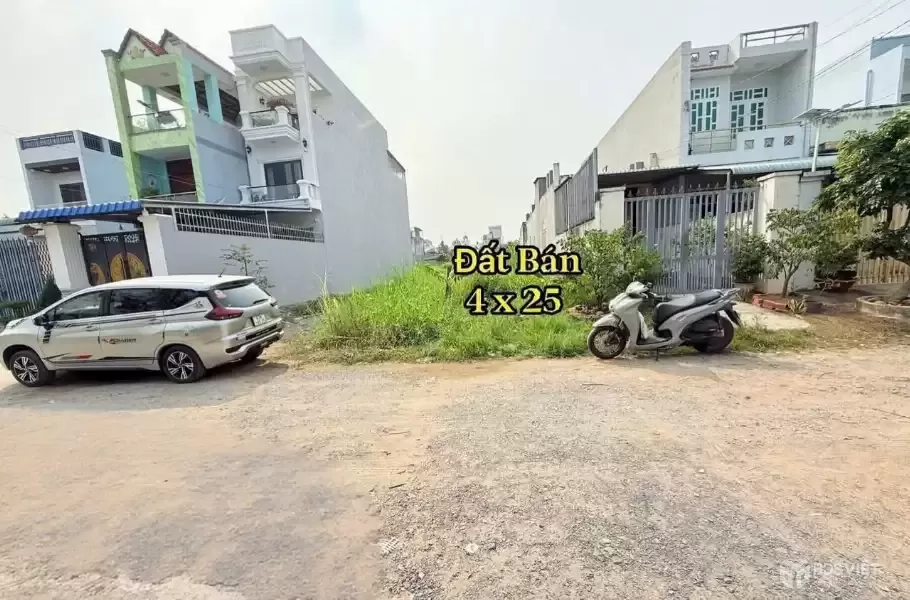 Bán nền thổ cư tại kp3, thị trấn Bến Lức dt 100m2 giá giảm còn 2 tỷ