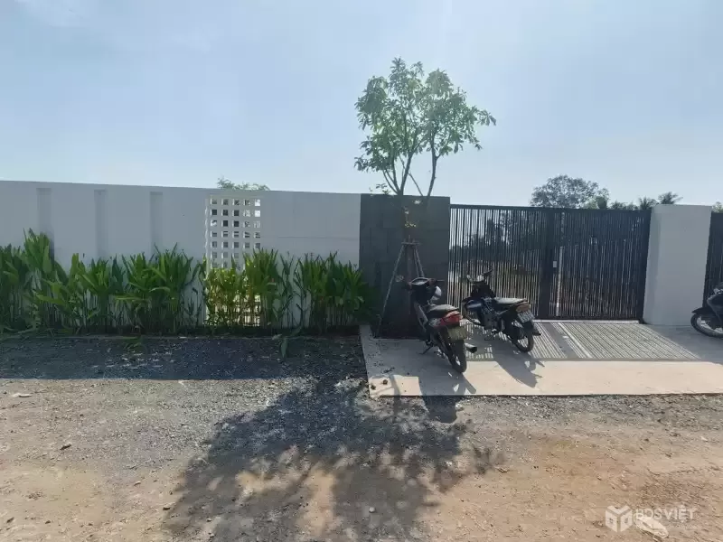 Bán lô đất đẹp có tường rào thích hợp xây biệt thự, nhà vườn xã Phước Lợi dt 1988m2 (350m2 thổ) giá 6,5 tỷ