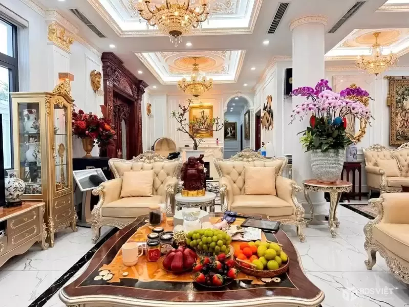 SIÊU BIỆT THỰ VIỆT HƯNG - LONG BIÊN, THANG MÁY, NỘI THẤT CAO CẤP NHÀ 4 MẶT TIỀN