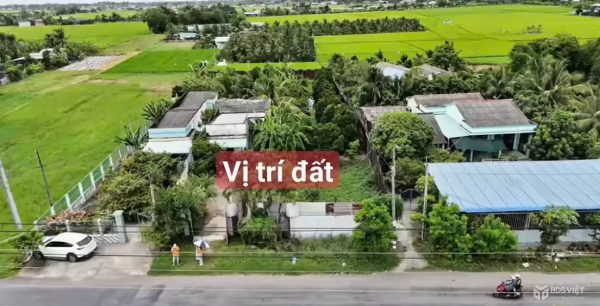 Bán đất tặng nhà cấp 4 hoàn công ĐT 833 tdt 1916m2 ( 300m2 thổ ) Bình Lãng , Tân Trụ giá 6,5 tỷ