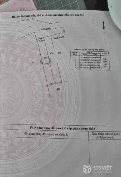 Bán đất mặt tiền đường beton ấp Cây Sộp, Tân An Hội dt 175m2 full thổ giá 1,8 tỷ