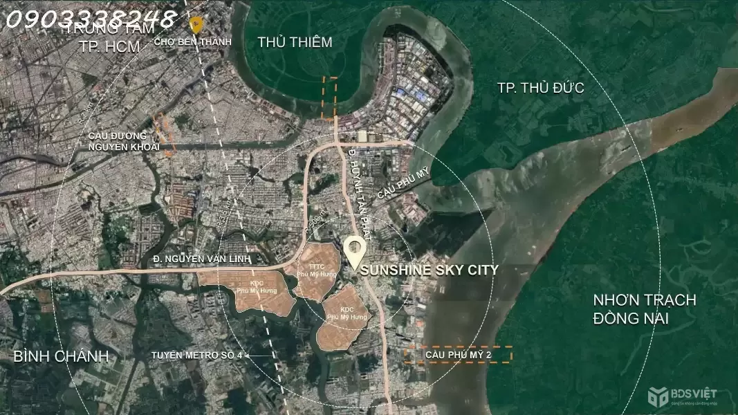 Booking giữ chỗ sớm V8, V9, hưởng 1% chiết khấu tại Sunshine Sky City để đón đầu hạ tầng phát triển