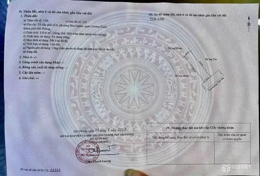 Lô đất 150m2 mặt đường Tĩnh Hải view sông cực thoáng - ZALO 0567 222 555