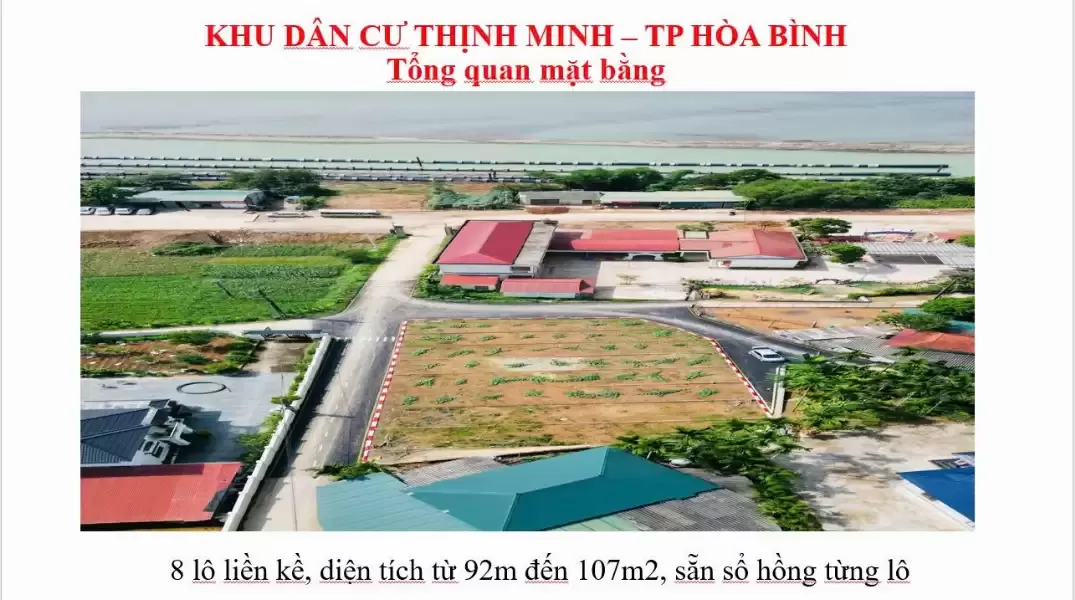  ĐẤT NỀN 2 MẶT TIỀN VIEW SÔNG ĐÀ – CƠ HỘI VÀNG TẠI TP. HÒA BÌNH 