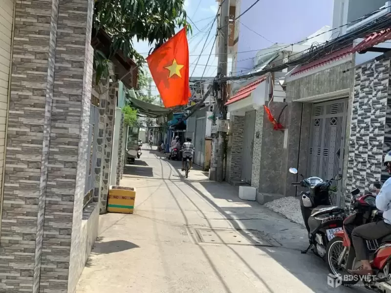 Bán nhà 1 lầu 75m2 Huỳnh Tấn Phát Nhà Bè, 4PN, 4 Tỷ 95, gần Quận 7