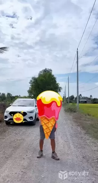 Bán đất lúa góc mt đường đá xanh xe tải và mt kênh xã Hòa Khánh Tây dt 8100m2 giá 7,85 tỷ