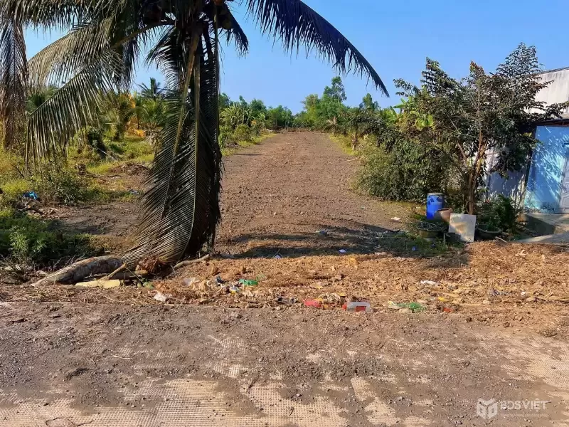 Bán đất vườn đường xe hơi view kênh Rạch Gõ, Thạnh Hòa 1097m2 hướng Tây Nam giá 1,25 tỷ