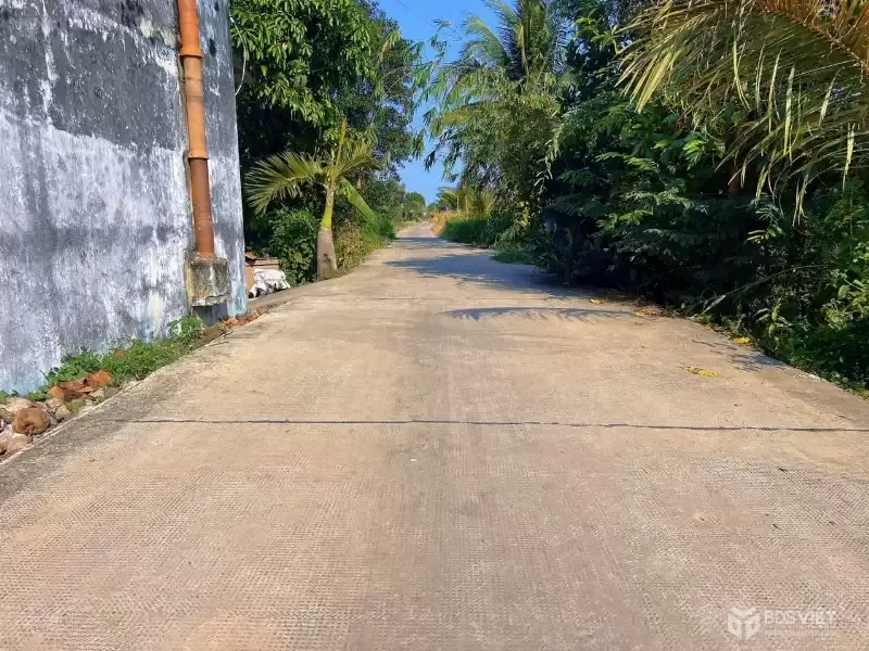 Bán đất vườn đường xe hơi view kênh Rạch Gõ, Thạnh Hòa 1097m2 hướng Tây Nam giá 1,25 tỷ