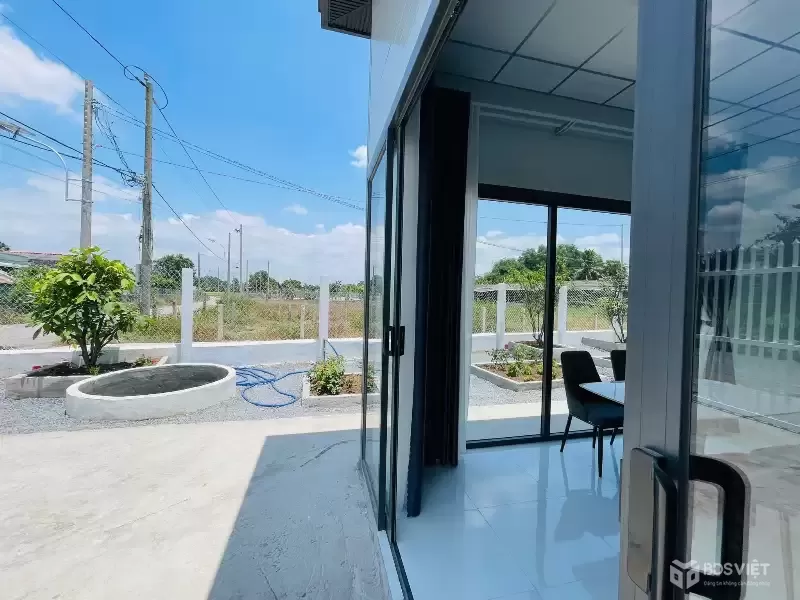 Bán nhà vườn mt đường Nguyễn Thị Tầm, Bình Lãng, Tân Trụ dt 166m2 full thổ giá 1,11 tỷ