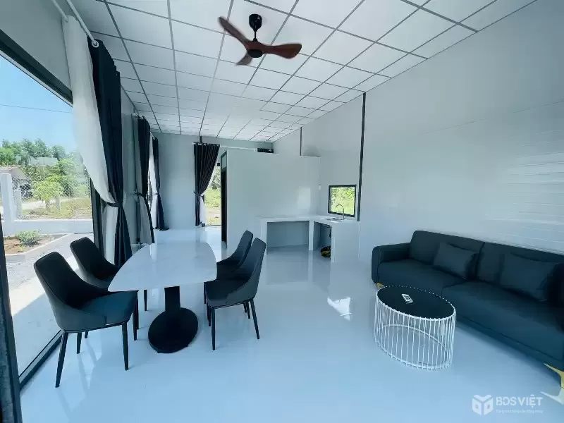 Bán nhà vườn mt đường Nguyễn Thị Tầm, Bình Lãng, Tân Trụ dt 166m2 full thổ giá 1,11 tỷ