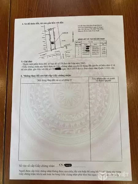 Nhà phố 4 tầng DT lớn 125m² – Vị trí đẹp ngay trung tâm Thạnh Xuân (Q.12)