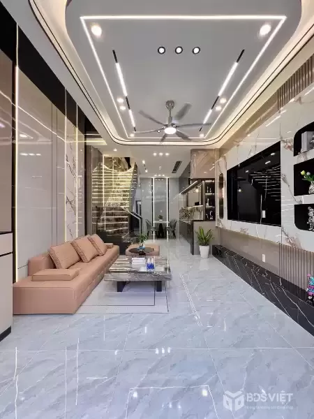 Nhà mới hiện đại 2 tầng, diện tích lý tưởng tại trung tâm P.Chánh Hiệp (Bình Dương)