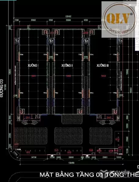 Cho thuê nhà xưởng KCN Nam Tân Uyên, Bình Dương 38.480m²