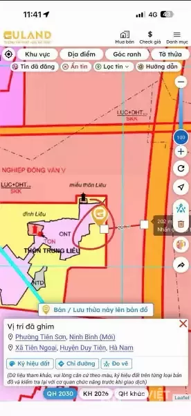 F0 duy nhất tại thôn Trung Liêu – xã Tiên Ngoại, siêu phẩm không có lô thứ 2
