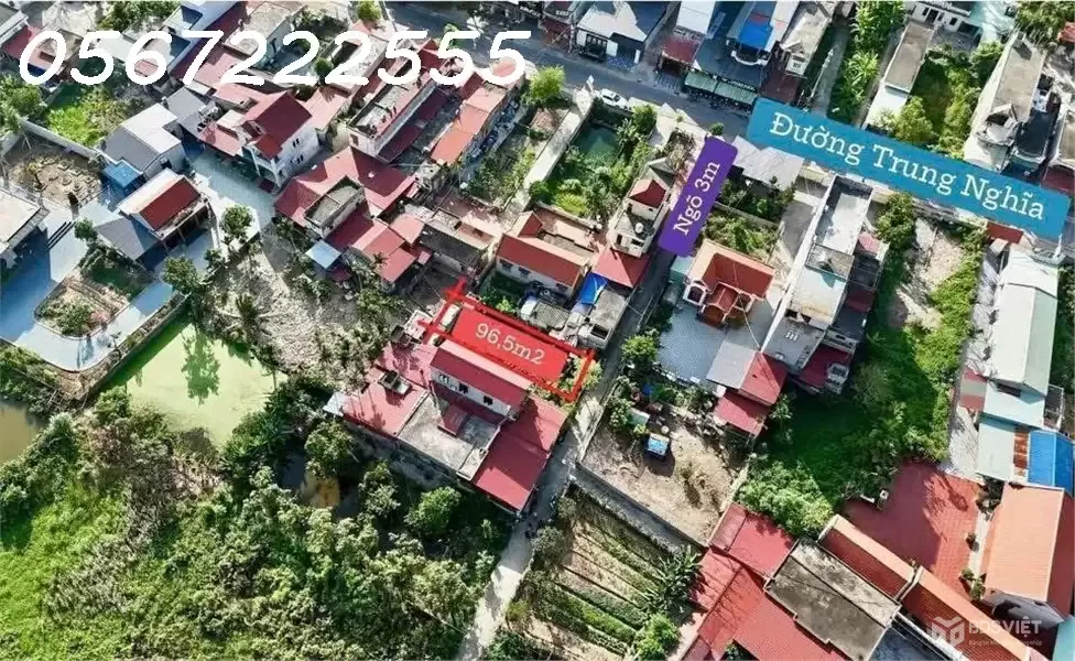 Bán đất Tuyến 2 Trung Nghĩa, Đồ Sơn diện tích rộng 96,5m2 - ZALO 0567 222 555