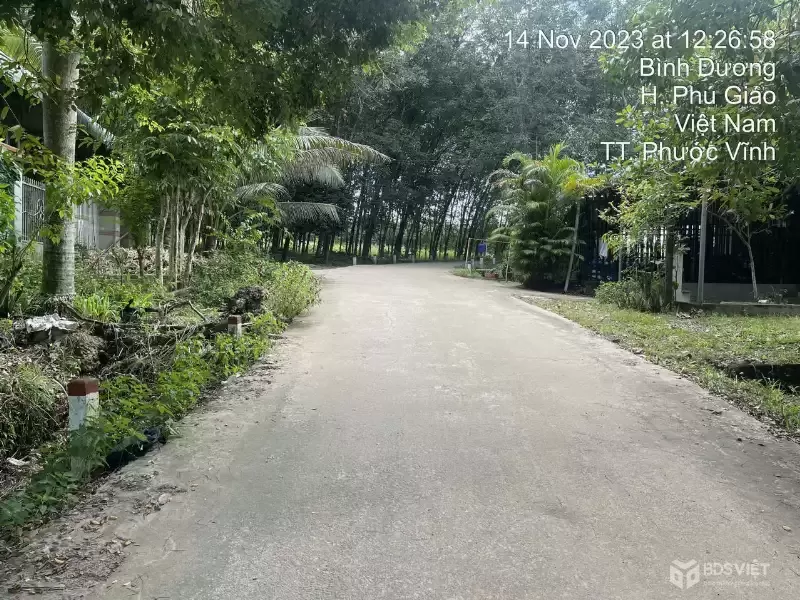 ĐẤT PHƯỚC VĨNH PHÚ GIÁO, NGÂN HÀNG THANH LÝ ĐẤT SẴN THỔ, DT 3553.7M2, NGANG 58M, Ô TÔ TIẾP CẬN