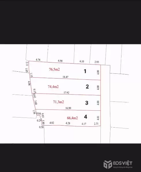 bán gấp đất hương mạc ô to 7 chỗ 2.250 tỷ