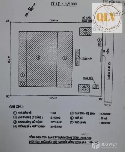 Cần bán nhà xưởng – CCN Thành Phố Đẹp, Tân Uyên, Bình Dương – 3.875m²