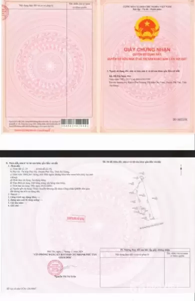 Ngân hàng BIDV thanh lý tài sản mặt tiền Nguyễn Hữu Cảnh, thị trấn Phú Mỹ, Phú Tân, An Giang