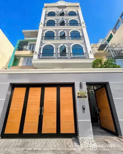 Siêu phẩm dòng tiền - Bán nhà 7 tầng Bình Thạnh_Hutech Ung Văn Khiêm_8x20_HDT 165tr_34.9 tỷ