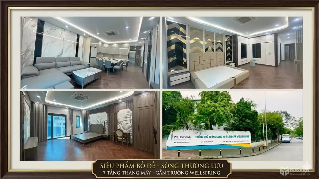 BÁN NHÀ BỒ ĐỀ 80M2- 7 TẦNG THANG MÁY - CẠNH TRƯỜNG WELLSPRING - Ô TÔ TRÁNH- 2x Tỷ [0372311369]
