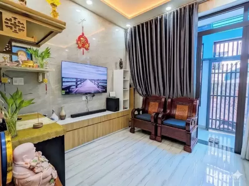 Bán Nhà Mới Đẹp Góc 2 Mặt Tiền Đường Huỳnh Tấn Phát, Quận 7  - 5TỶ8.