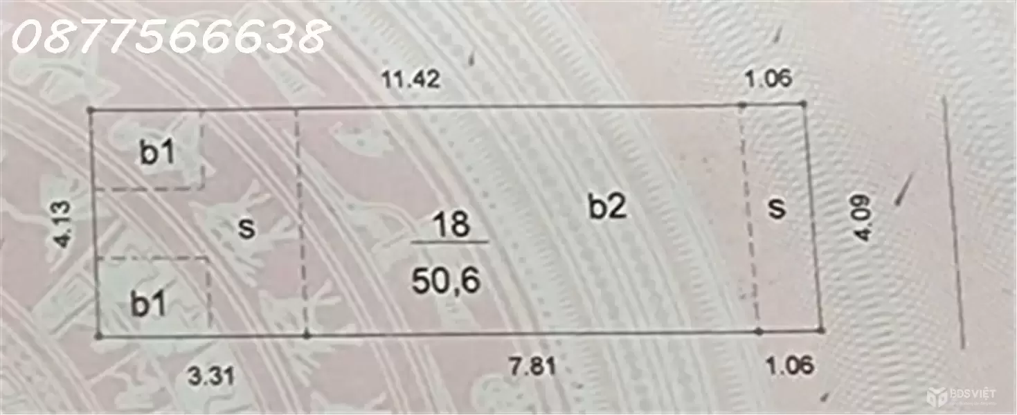 TÂN MAI - VÀNH ĐAI 2.5 - 1 NHÀ RA PHỐ - 60M 3T MT 4.2M - SỔ NỞ HẬU