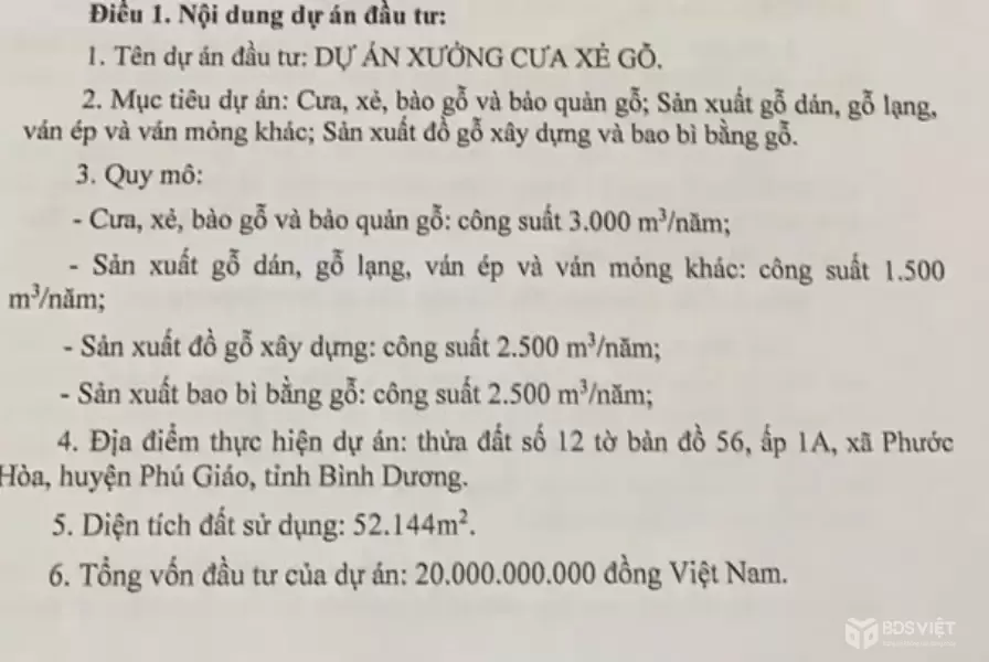 Bán đất trống - PHƯỚC HÒA, PHÚ GIÁO – 48.450 m²