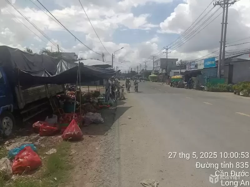 Bán đất mặt tiền ĐT835A , Long Trạch, Cần Đước 950m2 giá 19,5 tỷ