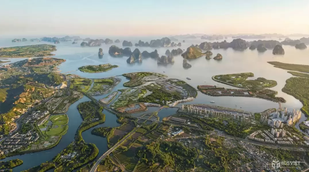 Bán biệt thự song lập Vinhomes Global Gate Hạ Long, view quan kỳ quan thế giới. DT 162m², mặt tiền 9m