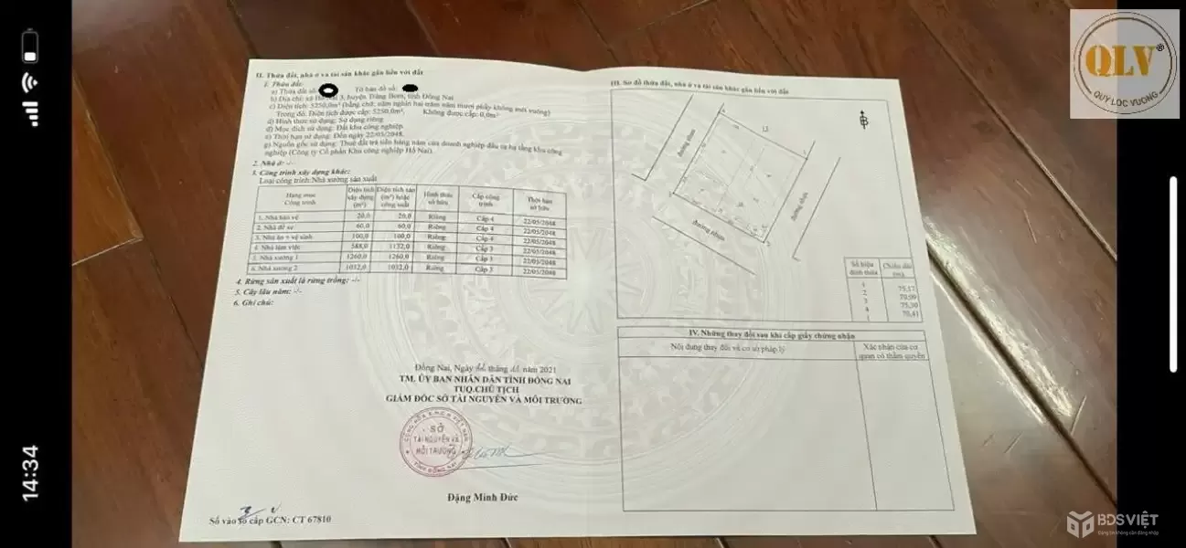 CHO THUÊ NHÀ XƯỞNG – KCN HỐ NAI 3, TRẢNG BOM, ĐỒNG NAI – 5.250m²