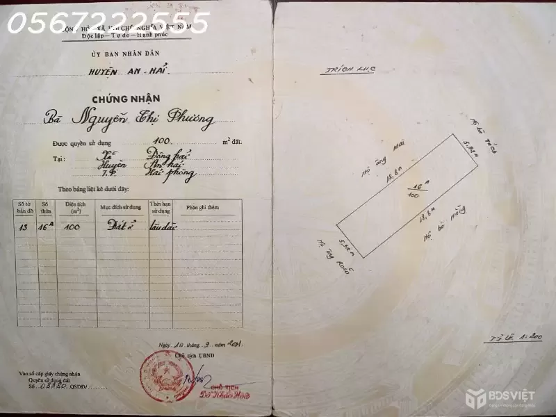 CHÍNH CHỦ GỬI BÁN ĐẤT (TẶNG NHÀ CẤP 4 ĐANG Ở) HẠ ĐOẠN 2 - GẦN VINHOMES - GIÁ 3,X TỶ-ZALO: 0978 581 669