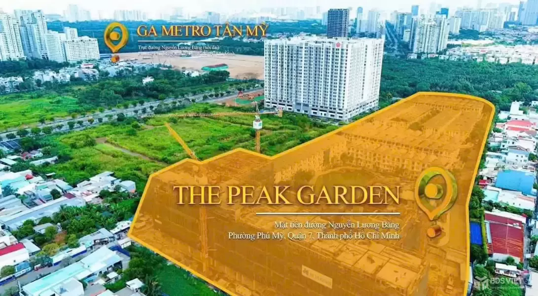 ****Nhận giữ chỗ 200 căn The Peak Garden Quận 7 sát cạnh nhà ga Tân Mỹ, Quận 7 với giá từ 75 triệu/m2
