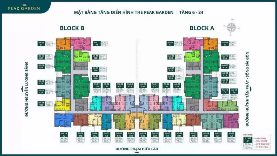 ****Nhận giữ chỗ 200 căn The Peak Garden Quận 7 sát cạnh nhà ga Tân Mỹ, Quận 7 với giá từ 75 triệu/m2