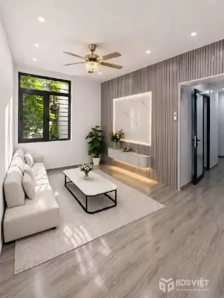 tập thể mai dịch 50m 2 ngủ full nội thất giá 3,986 tỷ tầng 2 lô góc,ô tô đỗ,gần phố