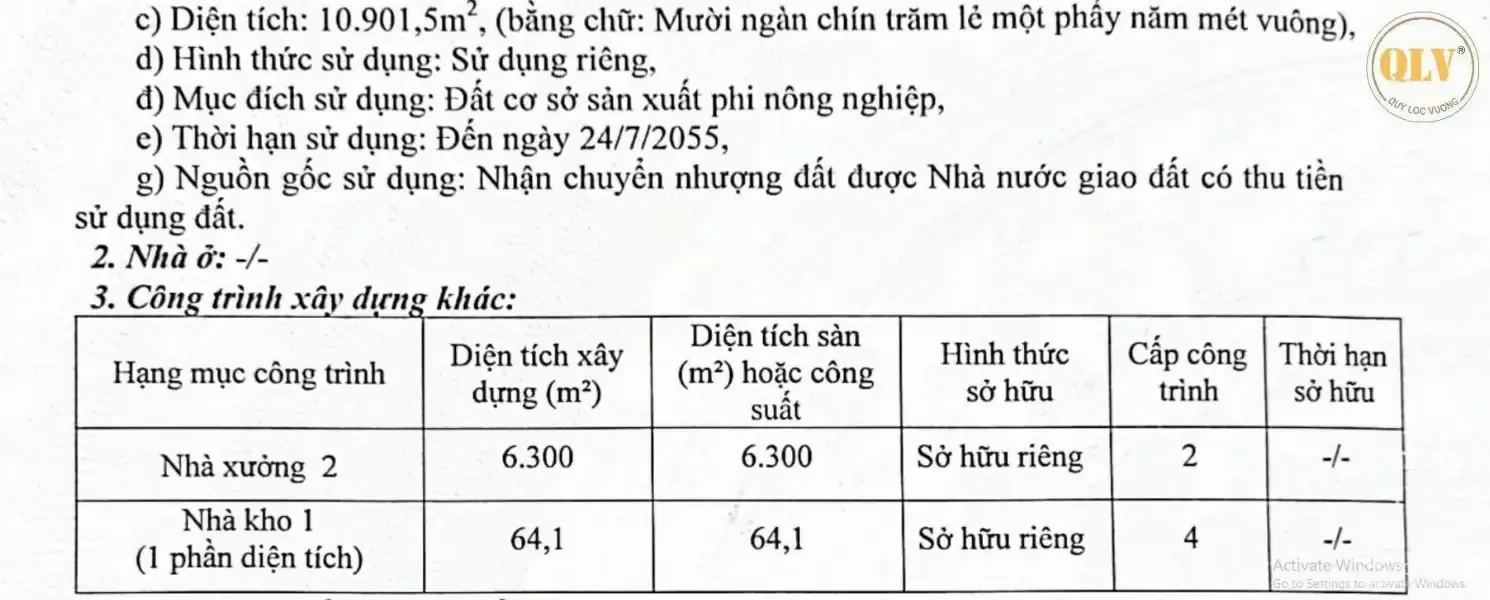 Bán nhà xưởng – TÂN UYÊN, BÌNH DƯƠNG – 10.901m²