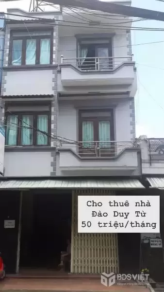 Cho thuê nhà 2 mặt tiền Đào Duy Từ phường 4 Đà Lạt 50 triệu/tháng